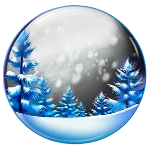 Winter Snow Globe PNG 05032024