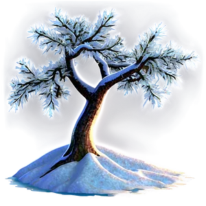 Winter Snow Tree Png 06272024 PNG image