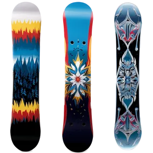 Winter Snowboard PNG Brm67