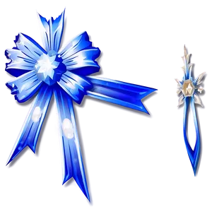 Winter Snowflake Bow Png 18 PNG image