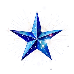 Winter Sparkle Stars PNG 3 PNG