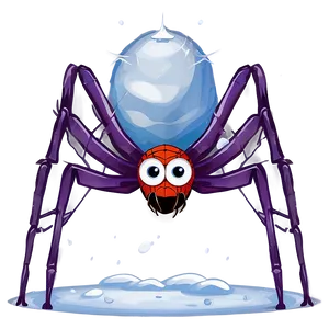Winter Spider Cartoon PNG 06272024 PNG