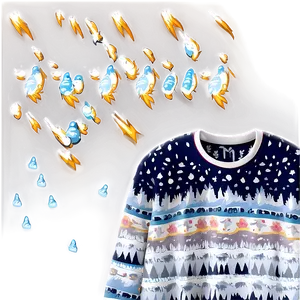 Winter Sweatshirt PNG 06132024