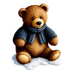 Winter Teddy Bear Clipart PNG 06282024 PNG