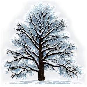 Winter Trees In Blizzard PNG 69 PNG