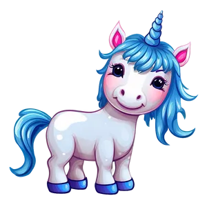 Winter Unicorn Clipart PNG Sjh13 PNG