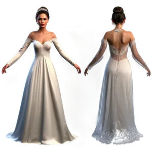 Winter Wedding Dresses Png 33 PNG image