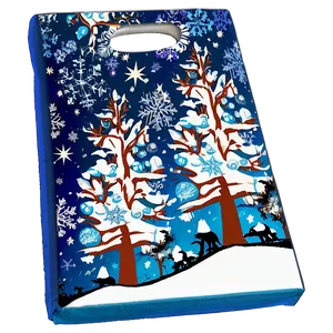 Winter Wonderland Cornhole Bag PNG 06292024