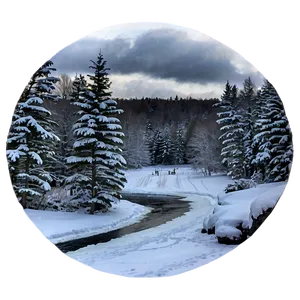 Winter Wonderland Maine PNG 90 PNG