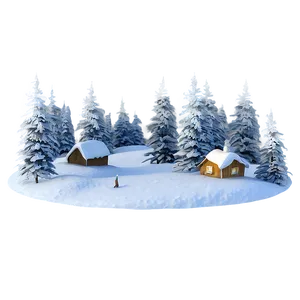 Winter Wonderland Scene PNG 05212024
