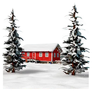 Winter Wonderland Scene Png 05212024 PNG image