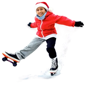 Winter Wonderland Skating Png Vhu77 PNG image