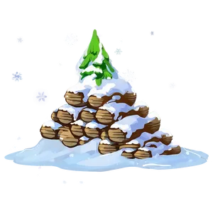 Winter Wonderland Snow Pile PNG 06212024 PNG