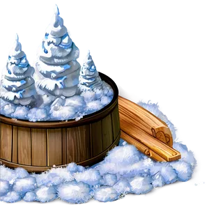 Winter Wonderland Snow Pile PNG 06212024 PNG