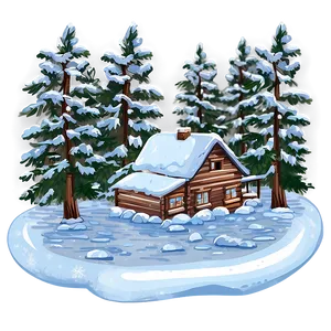 Winter Wonderland Snowfall PNG 6 PNG