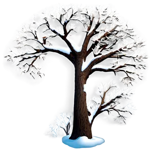 Winter Wonderland Tree Png Hxv49 PNG image