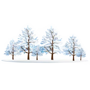 Winter Wonderland Tree Scene Png 68 PNG image