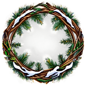 Winter Wreath PNG Lby17