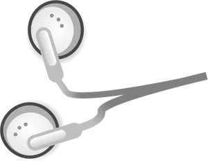 Wired Earbuds Graphic PNG