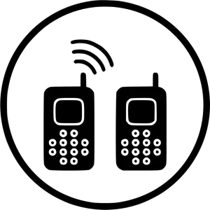 Wireless Communication Old Cellphones PNG