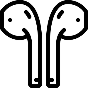 Wireless Earbuds Icon PNG