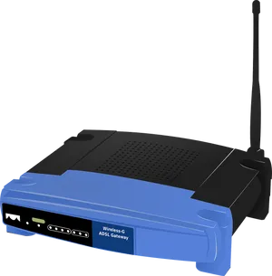 Wireless G A D S L Gateway Router PNG image