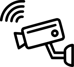 Wireless Security Camera Icon