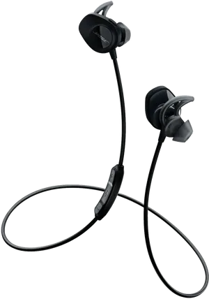 Wireless Sport Earbuds Isolated PNG