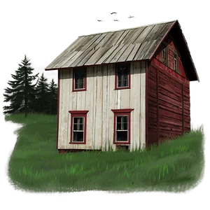 Wisconsin Farmhouse Png 06122024 PNG image