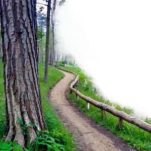 Wisconsin Forest Trail Png 41 PNG image