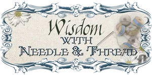 Wisdom Needle Thread Graphic PNG image