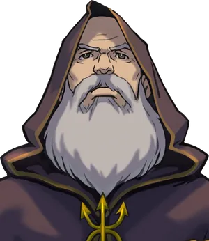 Wise Mage Portrait PNG image