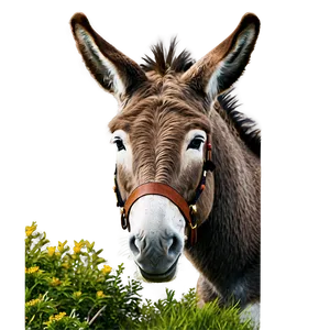 Wise Old Donkey PNG Uyq PNG