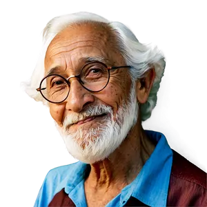 Wise Old Man Smiling Png 06252024 PNG image