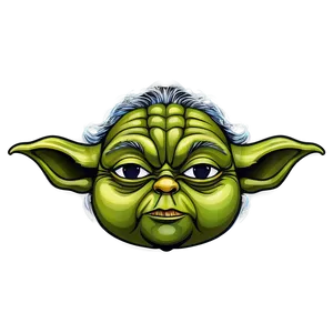 Wise Yoda Illustration PNG 94