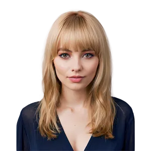 Wispy Blonde Bangs PNG Eue54 PNG