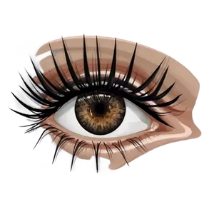 Wispy Fake Eyelashes Png 06272024 PNG image