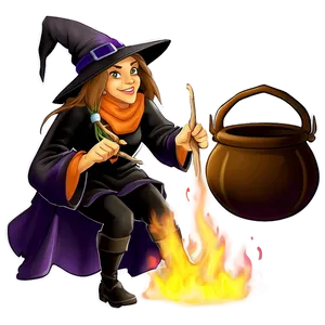 Witch And Cauldron Png 54 PNG image