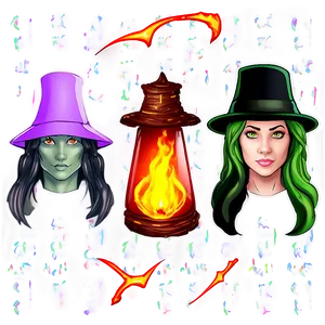 Witch And Wizard PNG 81