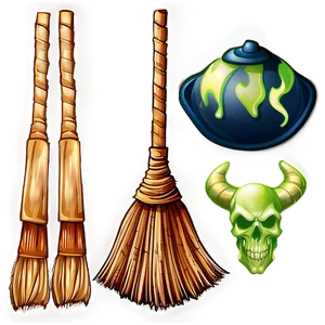 Witch Broom Clipart PNG Wbx PNG