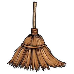 Witch Broom Decoration PNG 06292024 PNG