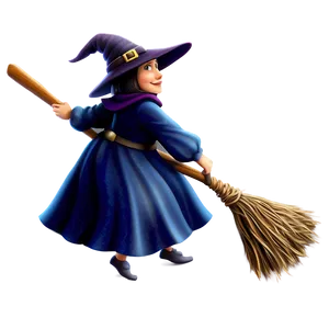 Witch Broom Flight Png 6 PNG image