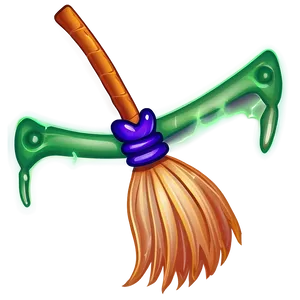 Witch Broom Icon PNG Prt23