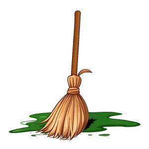 Witch Broom Illustration PNG Ewp PNG