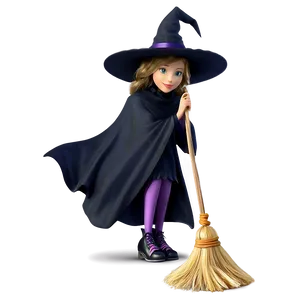 Witch Broom Magic PNG 06292024