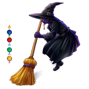 Witch Broomstick Png 06292024 PNG image