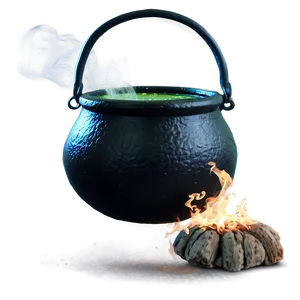 Witch Bubbling Cauldron Png 05062024 PNG image