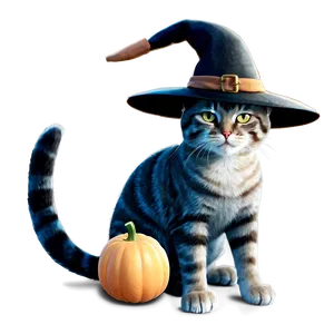 Witch Cat Companion PNG 18