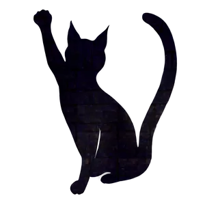 Witch Cat Silhouette PNG Usk60 PNG