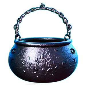 Witch Cauldron In Dark Room PNG Dor15 PNG